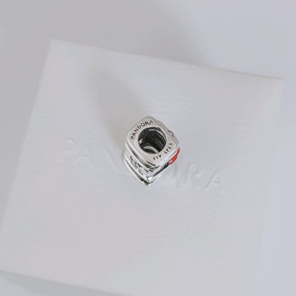 Pandora Minnie Mouse Bow & Mum Charm 925 Sterling Silver Bracelet Pendant - Picture 7 of 9